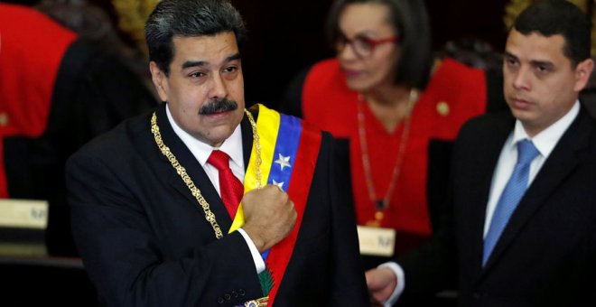 Maduro, en el en el Tribunal Supremo de Justicia en Caracas este jueves. REUTERS/Carlos Garcia Rawlins