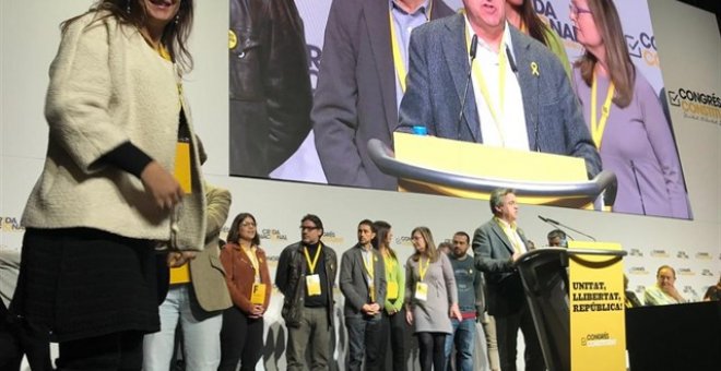 Asamblea del partido fundado por Carles Puigdemont y Jordi Sànchez entre otros. EUROPA PRESS