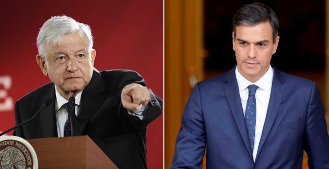 Andrés Manuel López Obrador y Pedro Sánchez