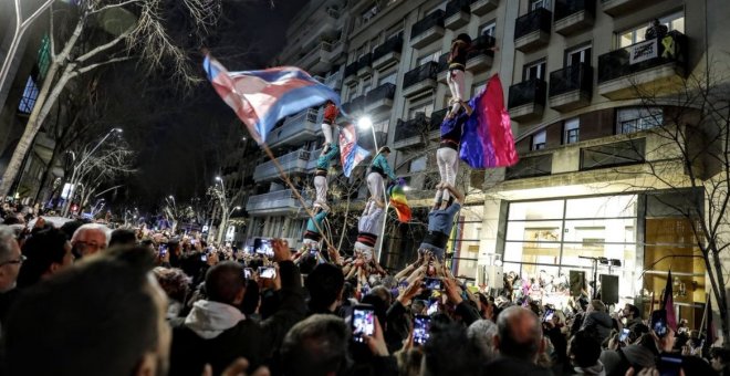 Concentració al Centre LGTBI de Barcelona contra les agressions de caràcter feixista i lgtbifòbic a les instal·lacions del centre. @bcn_ajuntament