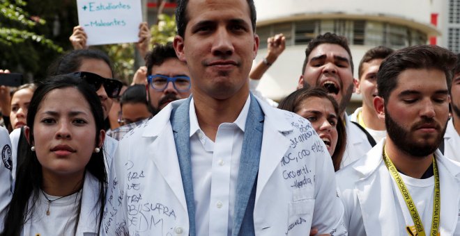 El presidente de la Asamblea Nacional de Venezuela, Juan Guaidó -  Reuters/Carlos Garcia Rawlins