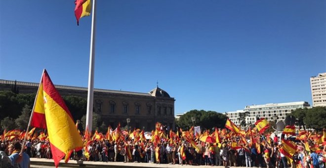 Multitudinaria concentración en Colón./Europa Press