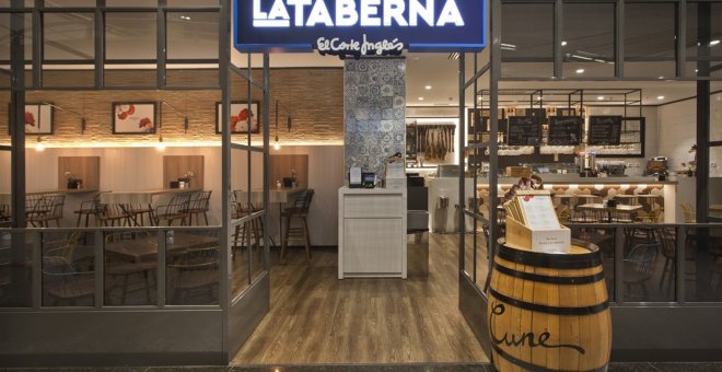 'La Taberna' de El Corte Inglés en su centro de Sanchinarro, en Madrid. E.P.