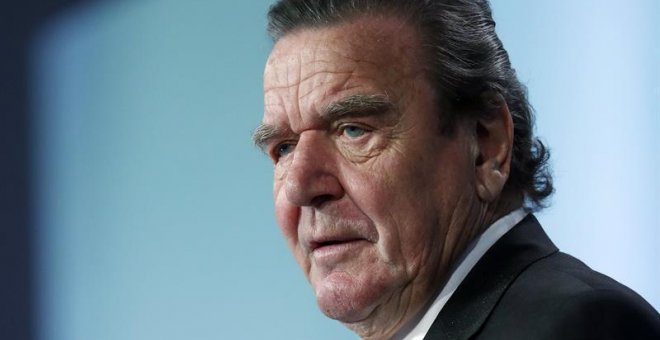 El ex canciller alemán Gerhard Schroeder. EFE