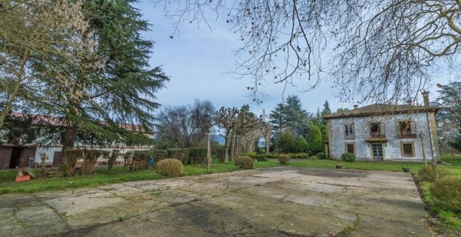 Aspecto general del palacete de los Franco en Asturias. (Idealista)