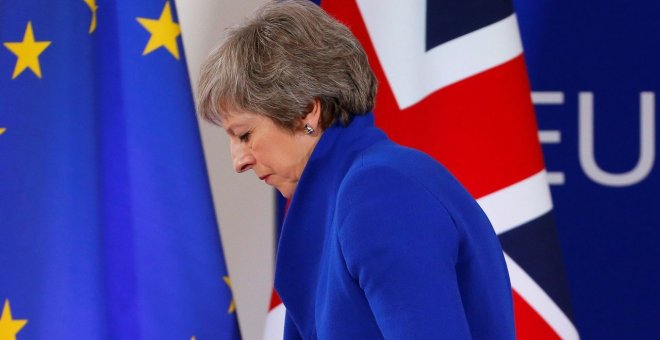 La primera ministra británica Theresa May.- EFE