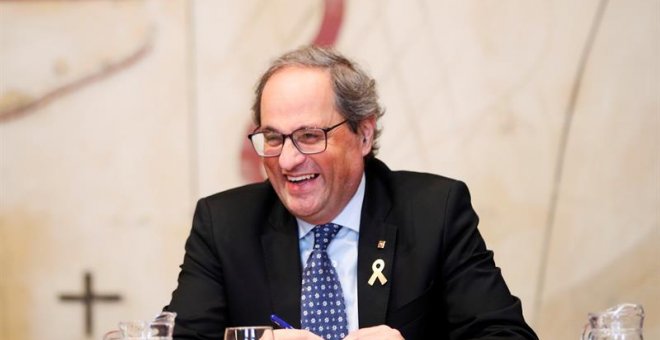 El presidente de la Generalitat, Quim Torra. - EFE