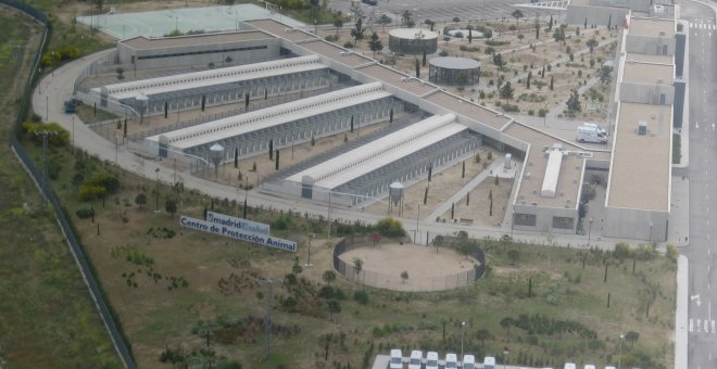 Vista aérea del Centro de Protección Animal (CPA) del Ayuntamiento de Madrid.