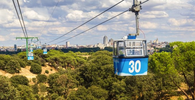 Cabinas del Teleférico de Madrid.