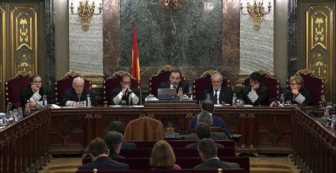 Vista general del juicio en el Tribunal Supremo. (EFE)