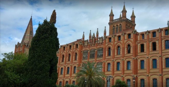 Imagen de la escuela Sant Ignasi, de los jesuitas de Sarrià. Google Maps