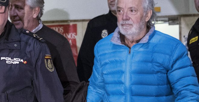 Bartolomé Cursach, bajo custodia policial cuando estaba en prisión preventiva. CATI CALDERA / EFE