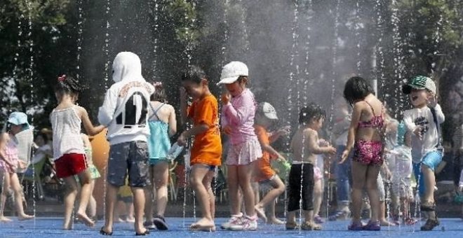 Niños en un campamento de verano.- EFE