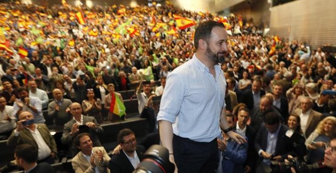 El líder de Vox, Santiago Abascal. - EFE