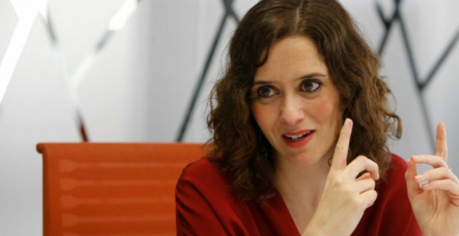 La candidata del PP a la Comunidad de Madrid, Isabel Díaz Ayuso. EFE