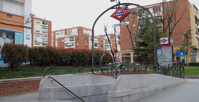 Estación del metro de Peñagrande.