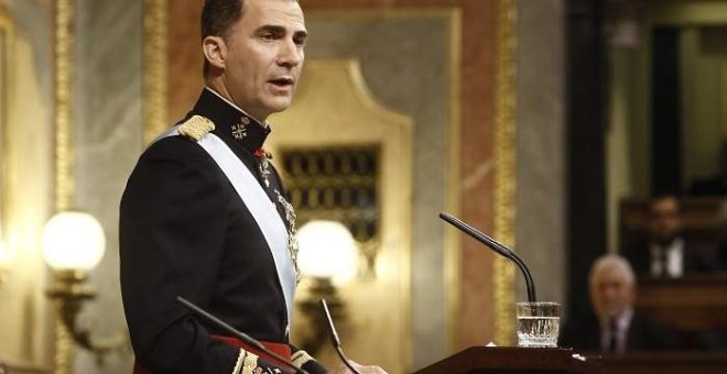 Felipe VI en el Congreso. / Europa Press