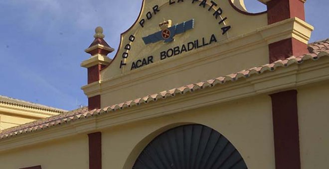 Imagen de un detalle del acuartelamiento de Bobadilla en Málaga. EFE/ARCHIVO