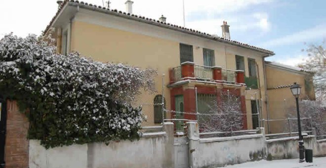 Fachada de Velintonia, 3, en un día nevado. / AAVA