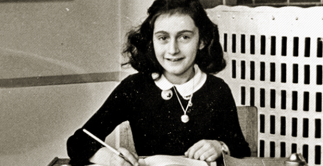 Fotografía de Anna Frank.