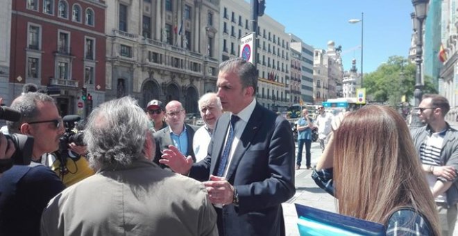 El candidato de Vox al Ayuntamiento de la capital, Javier Ortega Smith. - EUROPA PRESS