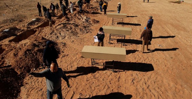 Imagen de archivo del hallazgo de una fosa en México | REUTERS/ José Luis González