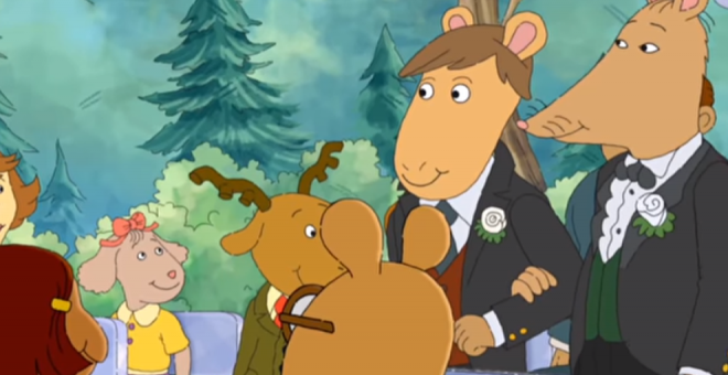 Fragmento del capítulo de la serie infantil censurado, 'Mr. Ratburn and the Special Someone'