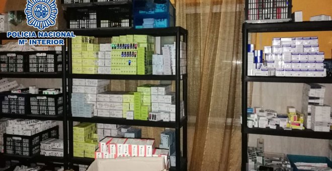 Una muestra de los medicamentos ilegales.- EP