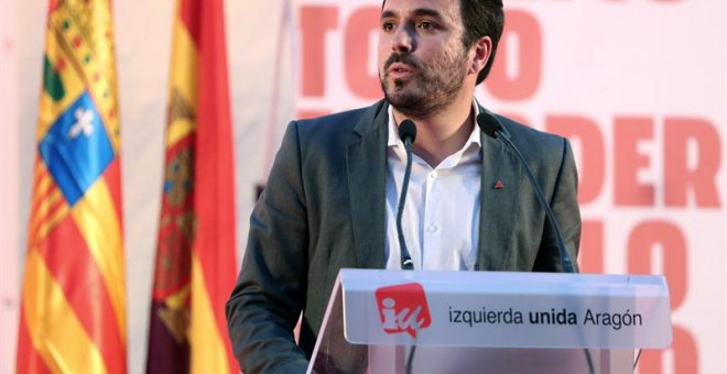 El coordinador federal de IU, Alberto Garzón / EFE