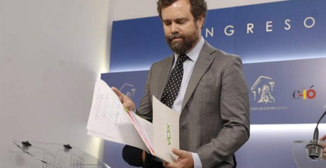 Iván Espinosa de los Monteros en el Congreso de los Diputados. (EFE)