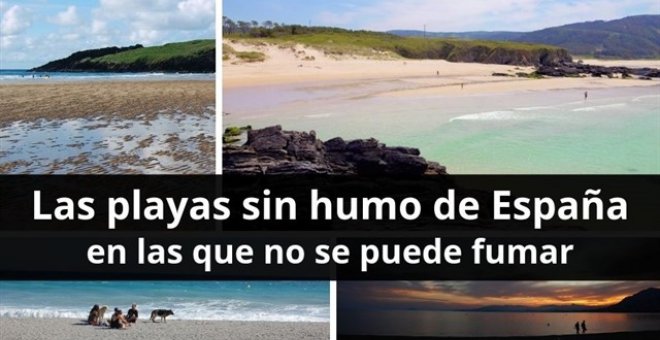 Las playas sin humo en España