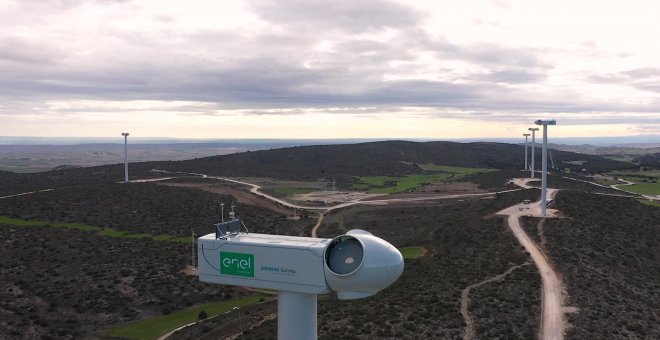 Molinos eólicos en Fuendetodos