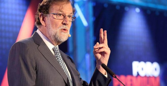 Mariano Rajoy durante un acto en Tenerife en el que ha abogado por un Gobierno estable. (CRISTÓBAL GARCÍA)