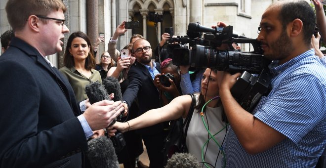 Andrew Smith, uno de los portavoces de la CAAT hoy, 20 de junio, en Londres. Kirsty O'connor/PA Wire/dpa