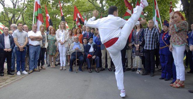 Imagen del acto celebrado en 2018 en Artxanda. FUNDACIÓN SABINO ARANA