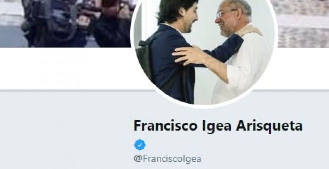 Igea muestra su apoyo a Toni Roldán. TWITTER/@FranciscoIgea