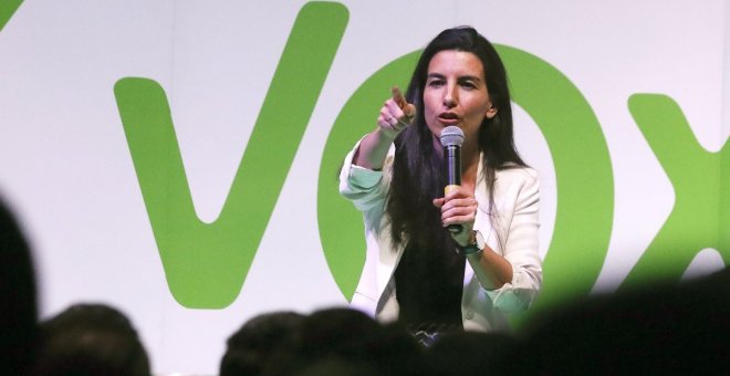 La candidata de Vox a la Comunidad de Madrid, Rocío Monasterio. / EFE