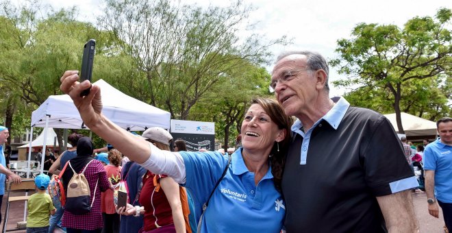 Isidro Fainé durante el Día del Voluntario la Caixa