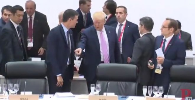 El encuentro entre Donald Trump y Pedro Sánchez en la cumbre del G20