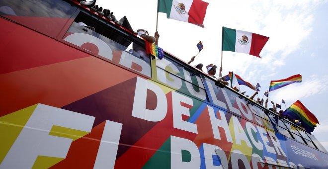 1/06/2019 - Manifestación del Orgullo en Guadalajara, México. / AFP - ULISES RUIZ