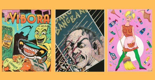 Una muestra de la exposición 'El Víbora: comix contracultural'.- MNAC