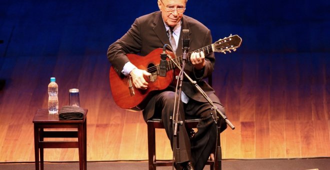 Imagen de archivo de 2008 del compositor brasileño Joao Gilberto. /AFP