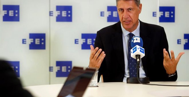 El concejal de Badalona (Barcelona) y exlíder del PPC Xavier García Albiol analiza en una entrevista con Efe la estrategia que, en su opinión, debería seguir su partido en las próximas elecciones generales y locales. EFE/ Toni Albir