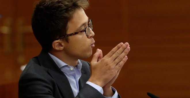 El portavoz de Más Madrid en la Asamblea de Madrid, Íñigo Errejón. - EFE