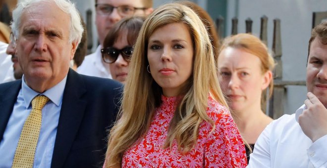 Carrie Symonds. AFP