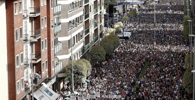 Manifestación por el caso Altsasu. EFE