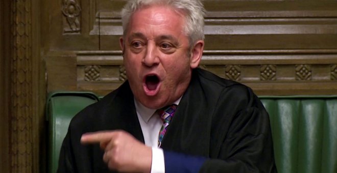 El presidente de la Cámara de los Comunes, John Bercow. - REUTERS