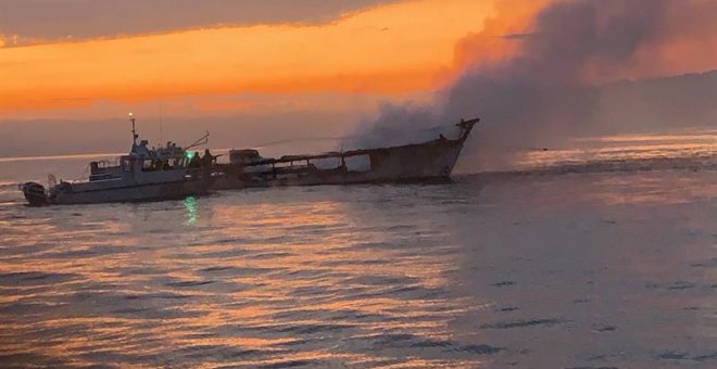 El barco Conception, que sufrió un incendio en California. / EFE