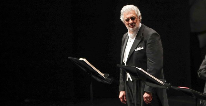 El tenor Plácido Domingo, en Salzburgo. / FRANZ NEUMAYR (EP)