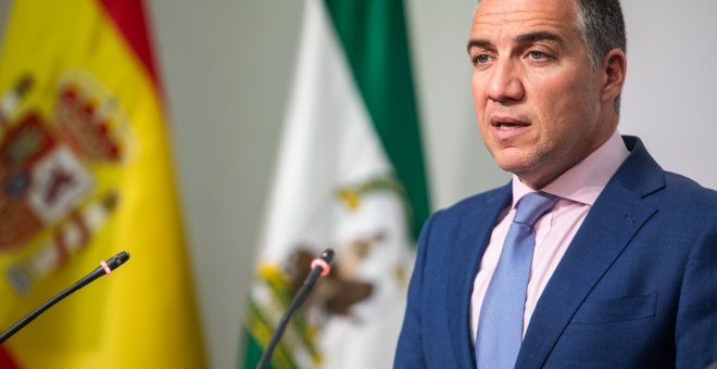 Elías Bendodo, tras el Consejo de Gobierno